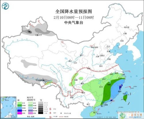 南方强降雨区域东移 各地步入气温回升通道